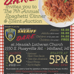 2019 DARE Spaghetti Dinner